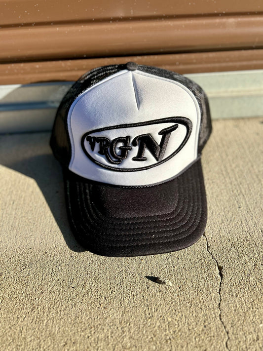 VRGN Jet Black Trucker Hat