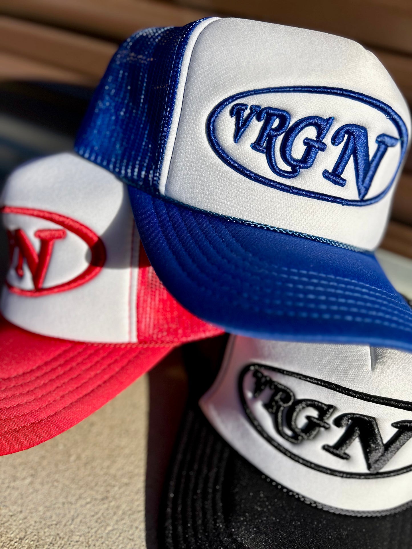 VRGN Cobalt Blue Trucker Hat