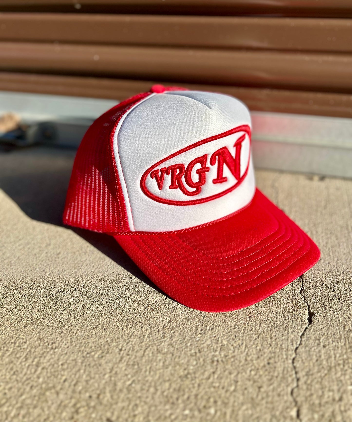 VRGN Cherry Red Trucker Hat