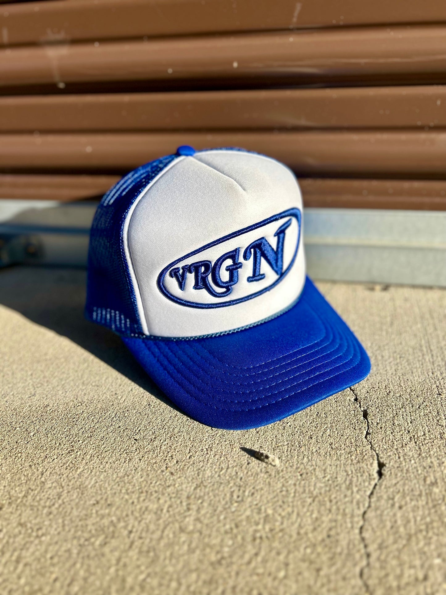 VRGN Cobalt Blue Trucker Hat