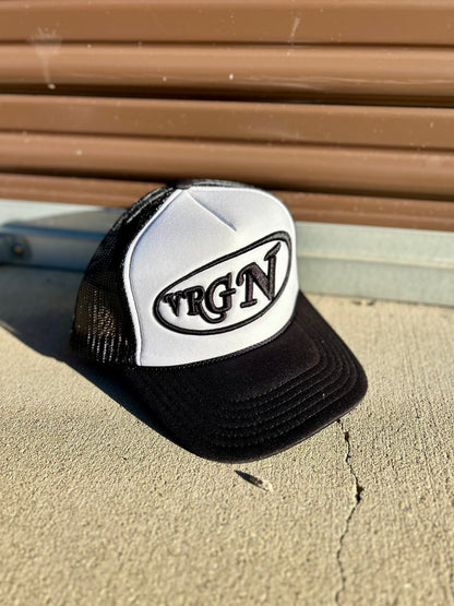 VRGN Jet Black Trucker Hat