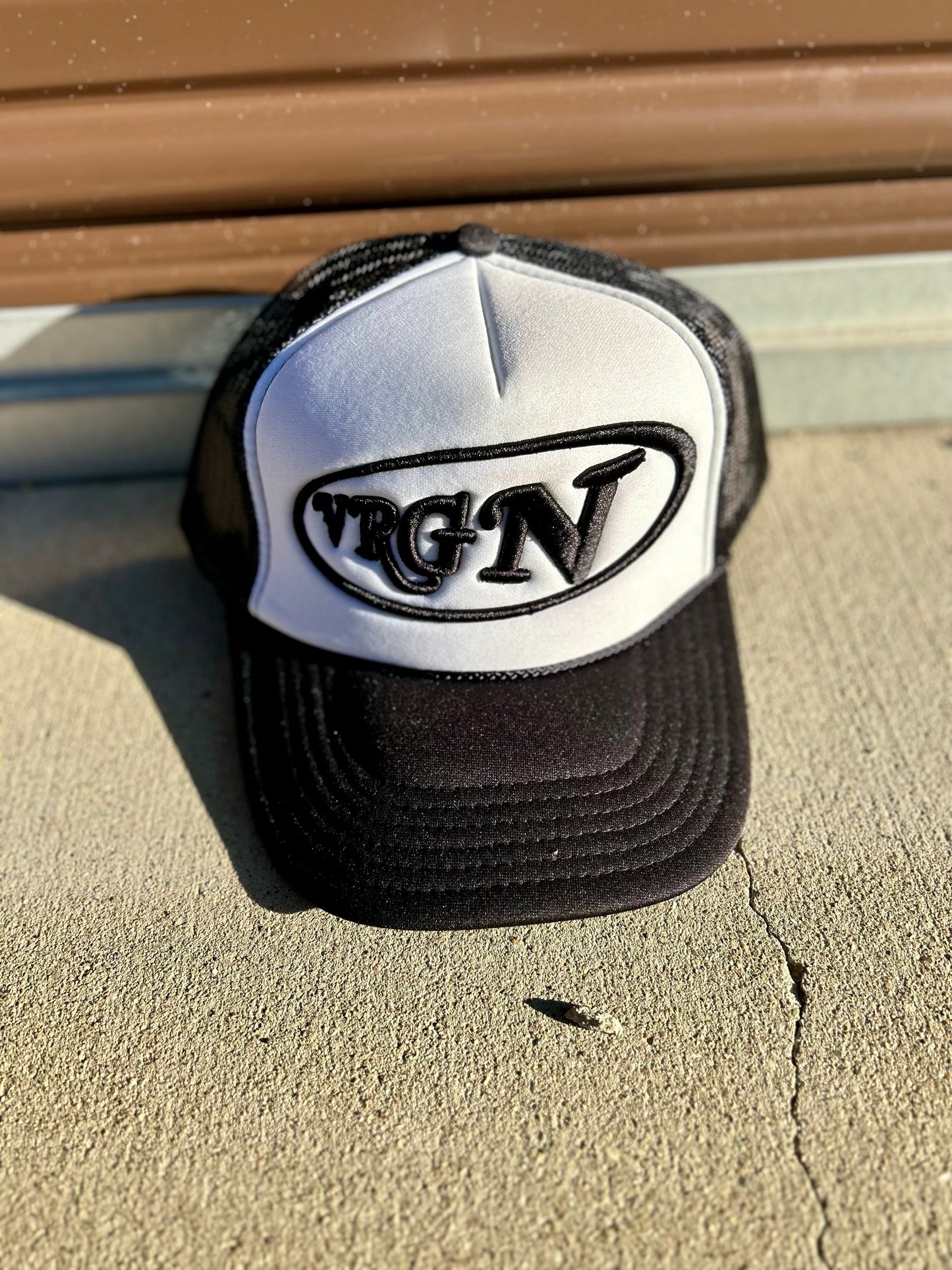 VRGN Jet Black Trucker Hat