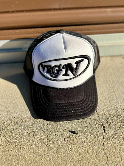 VRGN Jet Black Trucker Hat