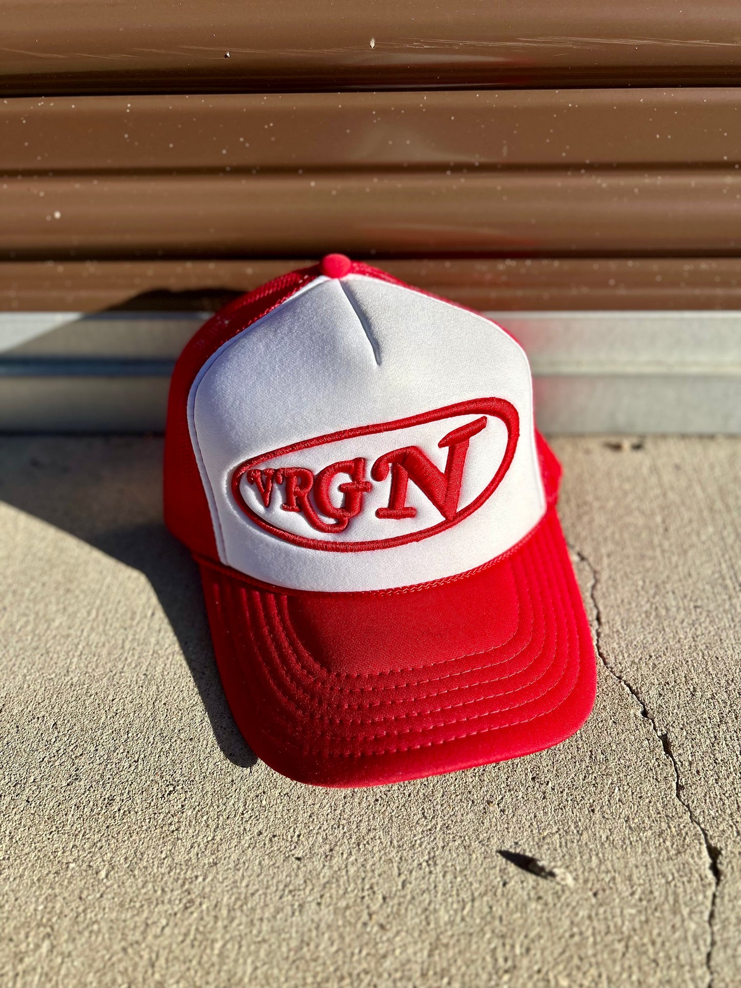 VRGN Cherry Red Trucker Hat